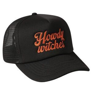 Howdy Witches Trucker Hat Black‎ Snapback Halloween Unisex Cap